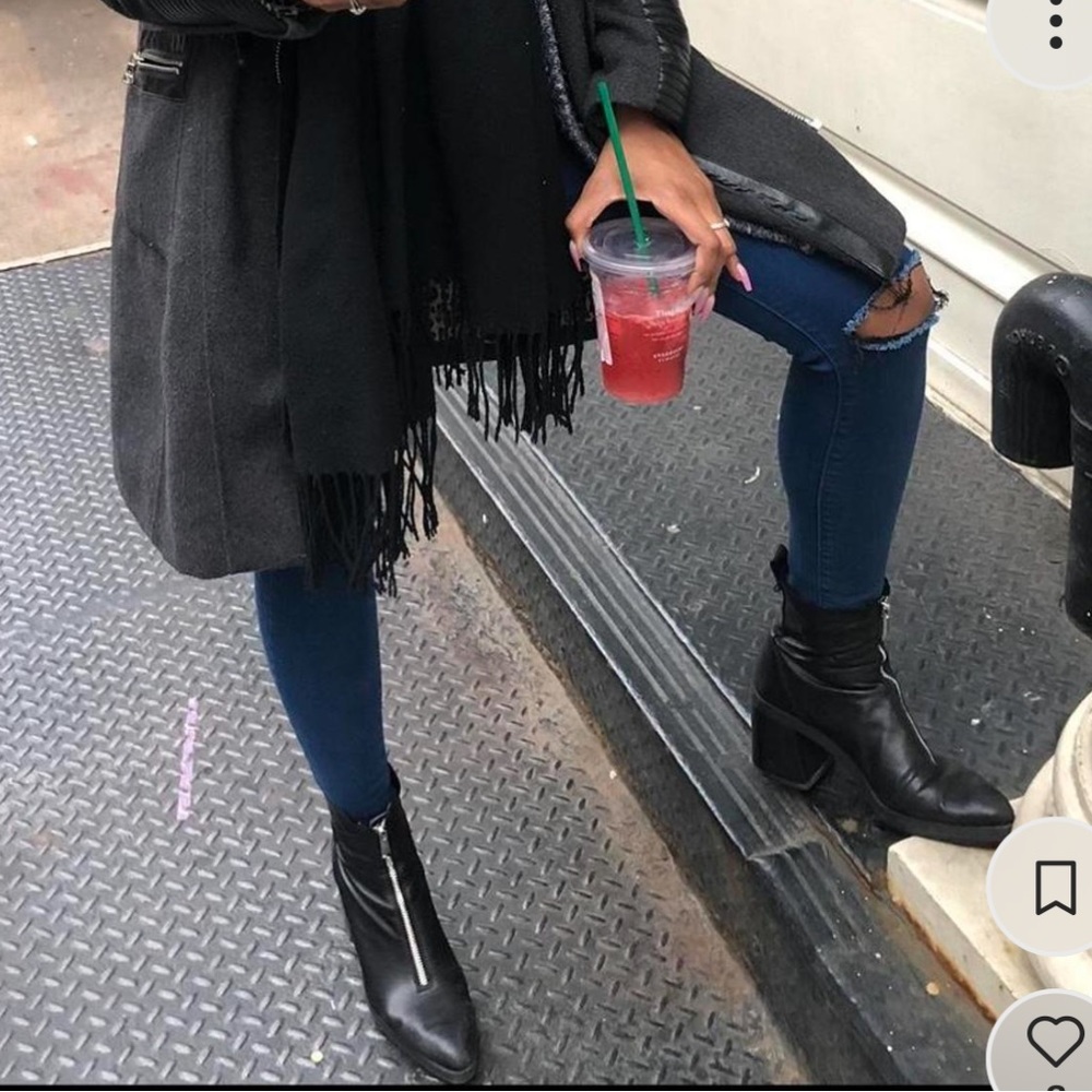ZARA Leather Bootie